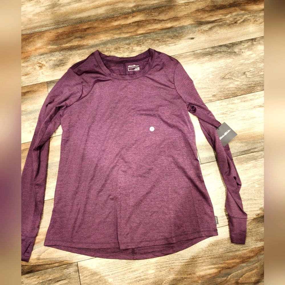 Eddie Bauer purple soft long sleeve shirt